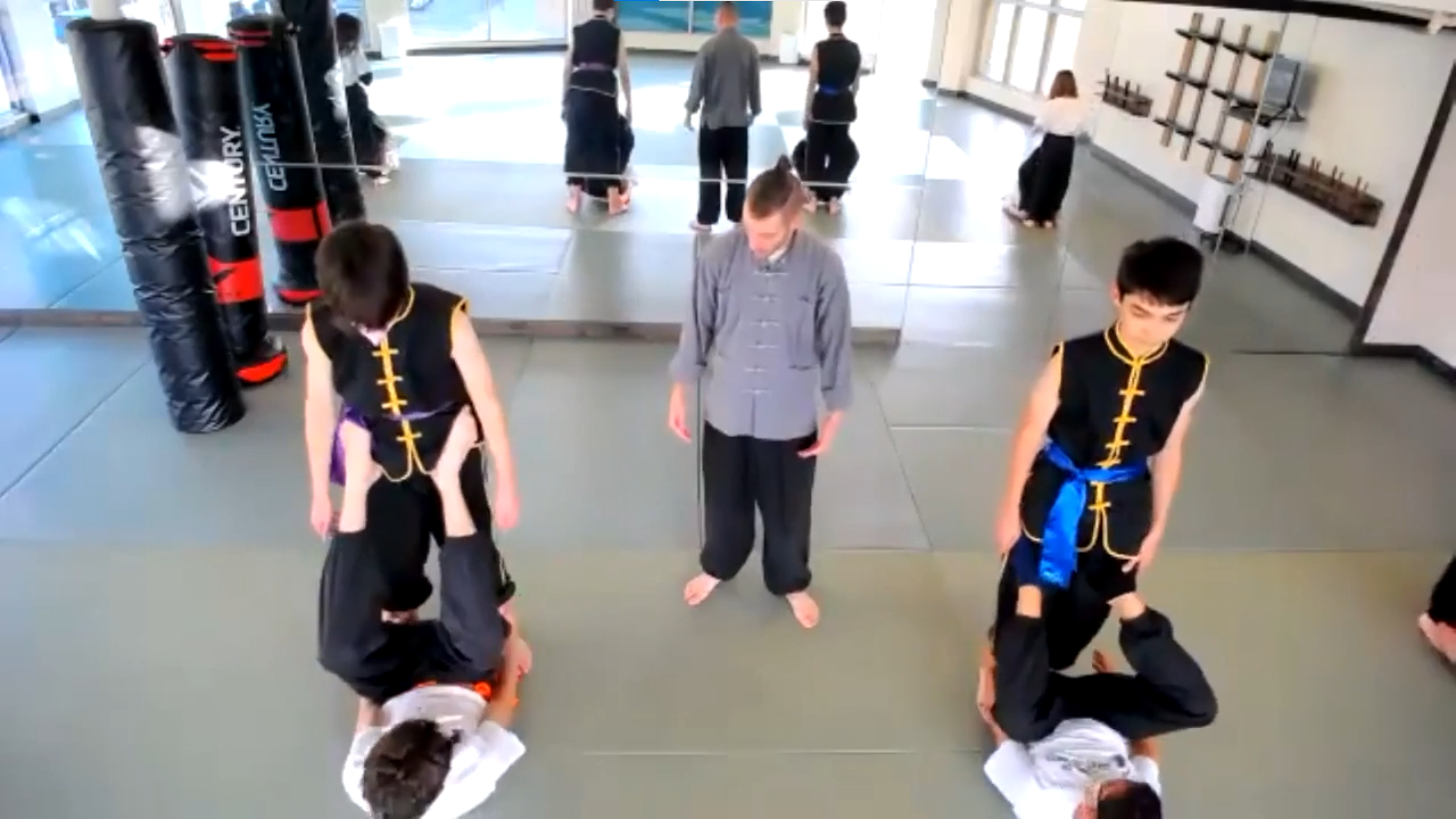 Core Strengthening and Armpit Tosses