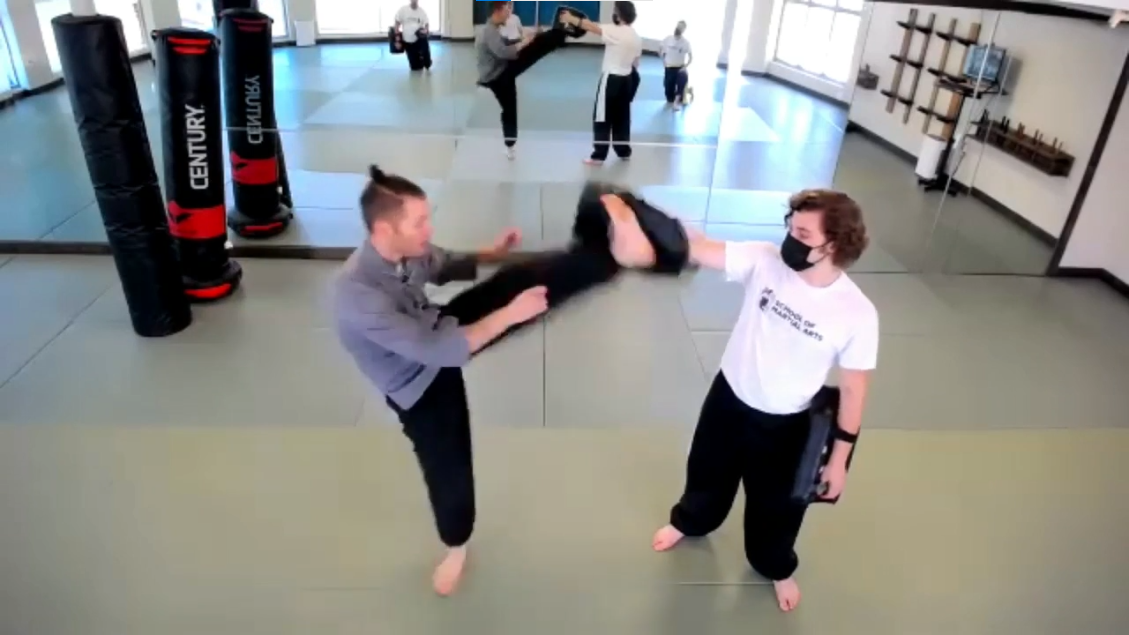 Stretching and High Kicks 02